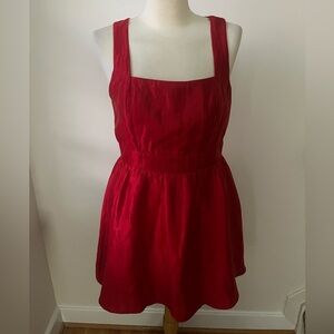 Mi Ami Francesca’s Collection Women’s Red Sleeveless Dress Sz Medium